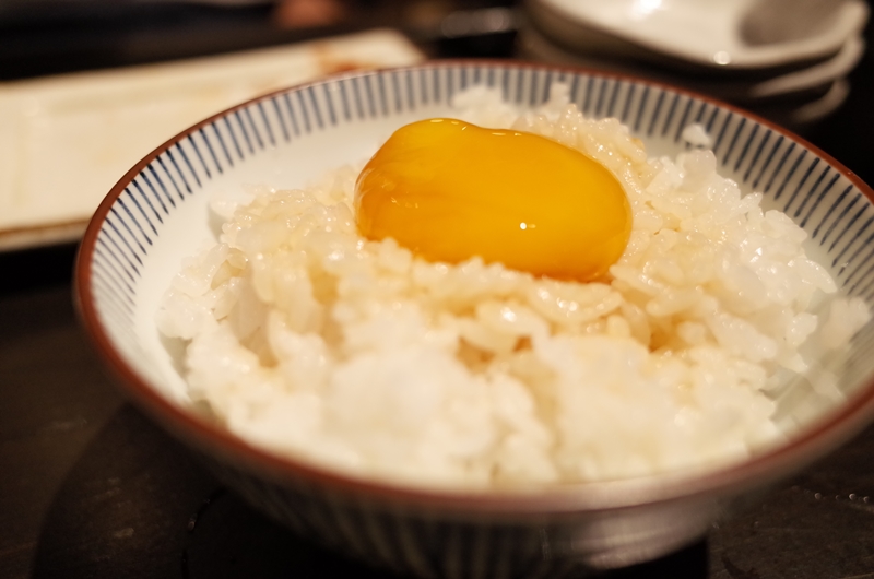 漬け卵かけごはん　とりどきクアラルンプールグルメ日本食
