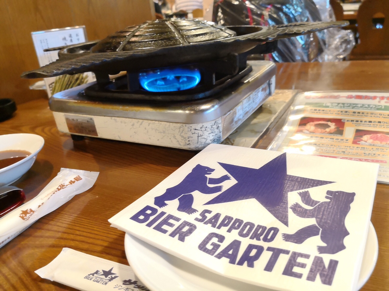 札幌ランチ　ジンギスカン食べ放題　サッポロビール園