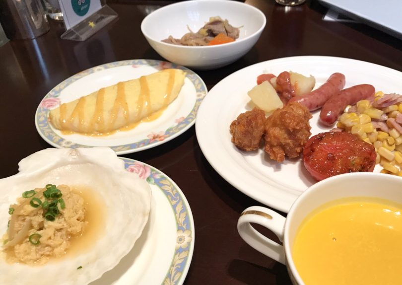 ホテルクラビーサッポロ 朝食で食べたものブログ