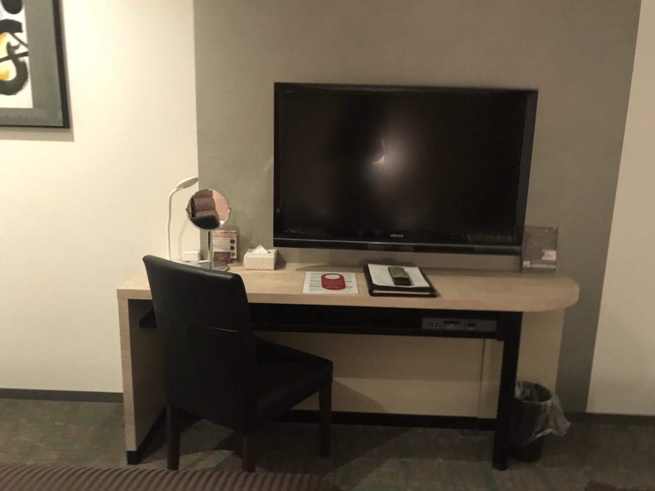 部屋のテレビ　ニューオータニイン札幌 泊まった感想口コミブログ