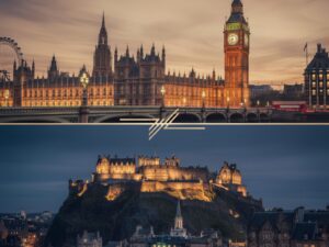 ロンドンからスコットランドへの行き方