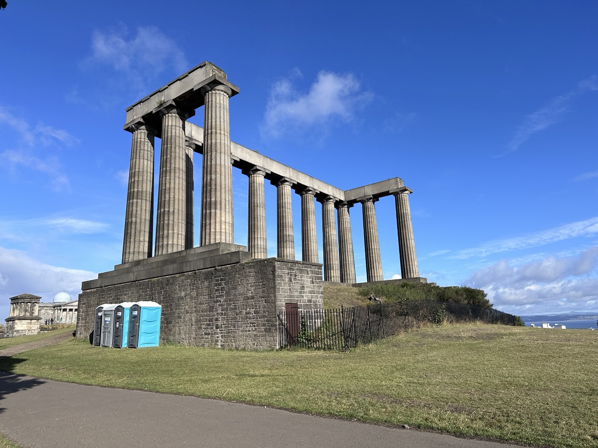 エディンバラ　カールトンヒルのトイレ